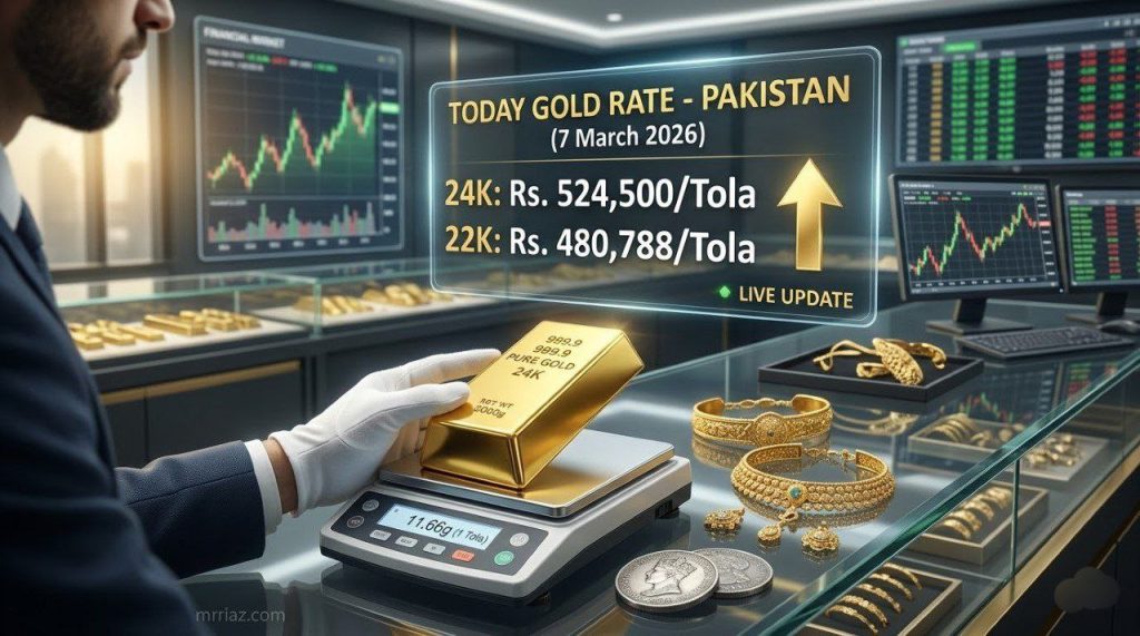 Today Gold Rate in Pakistan 7 March 2026
