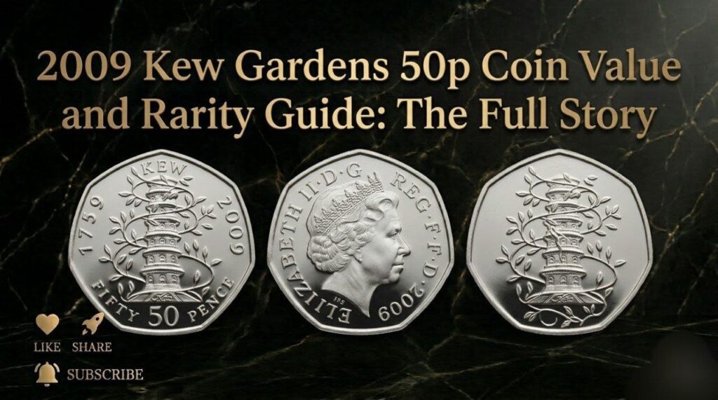 2009 Kew Gardens 50p Coin Value and Rarity Guide