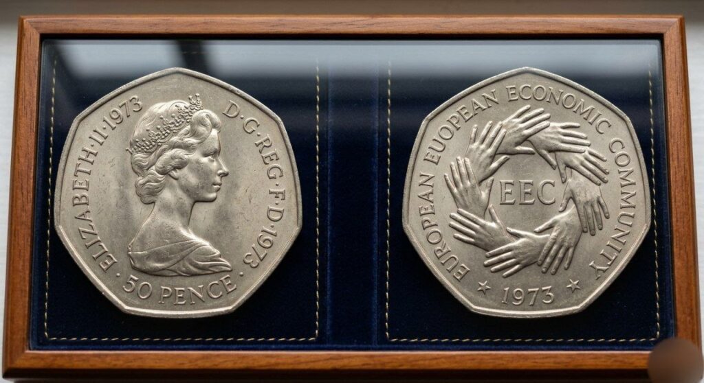 Secret History and Value of the 1973 50p Nine Hands Coin