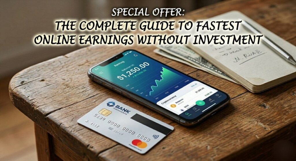 Earn money online without investment fast